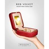 Benevolence LA Plush Velvet Travel Jewelry Box Organizer - 2 of 4