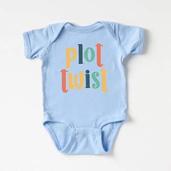 The Juniper Shop Plot Twist Colorful Baby Bodysuit