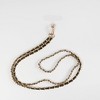 Hello Lux Gold Tone Chain with Faux Leather Phone Crossbody Strap - Black - 4 of 4