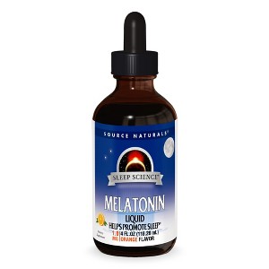 Sleep Science Melatonin Liquid Sublingual-Orange by Source Naturals, Inc.  -  4 oz Liquid - 1 of 3