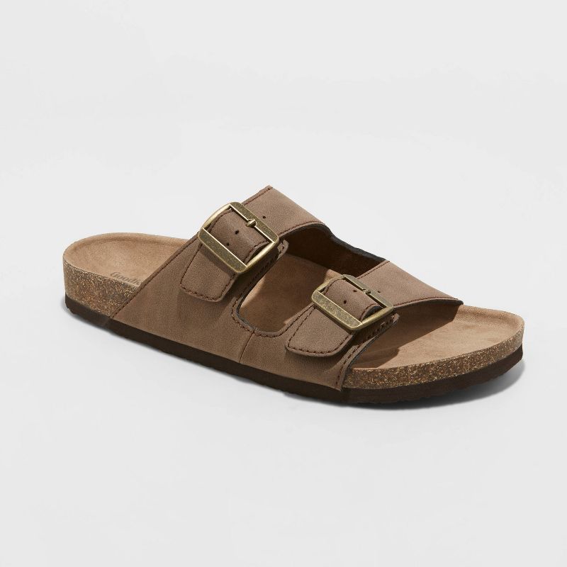 Men's Ashwin Two Band Footbed Sandals - Goodfellow & Co™, 1 of 5