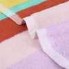 REGALWOVEN Cotton Soft Absorbent Stripe Pattern Bathroom Hand Towel 14" x 30" - 4 of 4