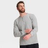 Men's Waffle Henley Shirt - All In Motion™ - 3 of 3