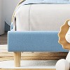 GAOMON Twin XL Bed Frame, Velvet Upholstered Platform Bed Frame with Height Adjustable Headboard for Boys & Girls - 4 of 4