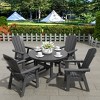 WestinTrends Outdoor Patio Adirondack Dining Chair Weather Resistant - 2 of 4
