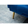 Vynxaria Velvet Sofa Bed - Stylish & Compact with Golden Metal Legs for Small Spaces - 4 of 4