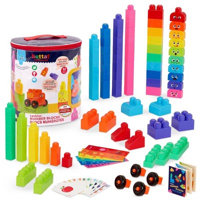 Battat Education Locbloc Counting Blocks Building Block Set
