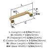 Amerock Cowrie Pull for Cabinets, Drawers, and Furniture - 3 of 4