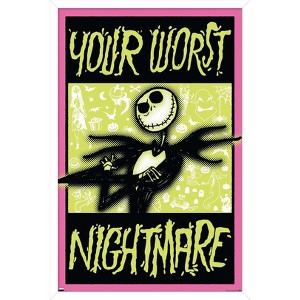 Trends International Disney The Nightmare Before Christmas - Worst Nightmare Framed Wall Poster Prints - 1 of 4