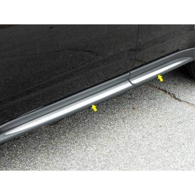 QAA is Compatible with 2010-2017 Chevrolet Equinox 4 Piece Stainless Rocker Panel Trim Insert Kit, 1.5" Width On The Cladding, adh. Perimeter TH50160