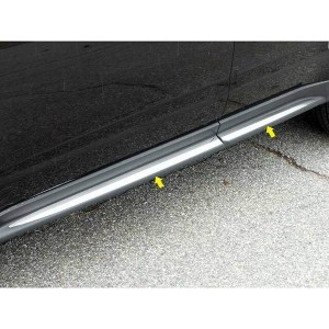 QAA is Compatible with 2010-2017 Chevrolet Equinox 4 Piece Stainless Rocker Panel Trim Insert Kit, 1.5" Width On The Cladding, adh. Perimeter TH50160 - 1 of 4