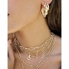 Modern Day 18k Gold Plated Twist Hoops - Ettika - 2 of 3