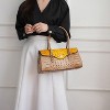 MKF Collection Liviana Women’s Shoulder Bag Croc-Embossed Chic and Versatile Timeless Handbag by Mia K - 4 of 4