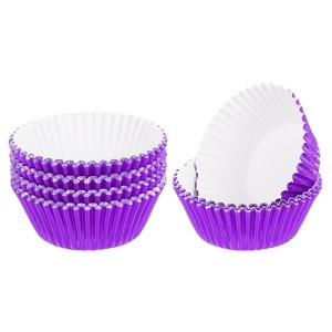 Unique Bargains Greaseproof Metallic Easy Release Baking Cups Standard 300 Pcs - 1 of 4