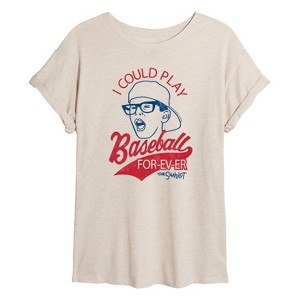 Women's - The Sandlot - Baseball Forever Oversized Graphic T-Shirt - 1 of 4