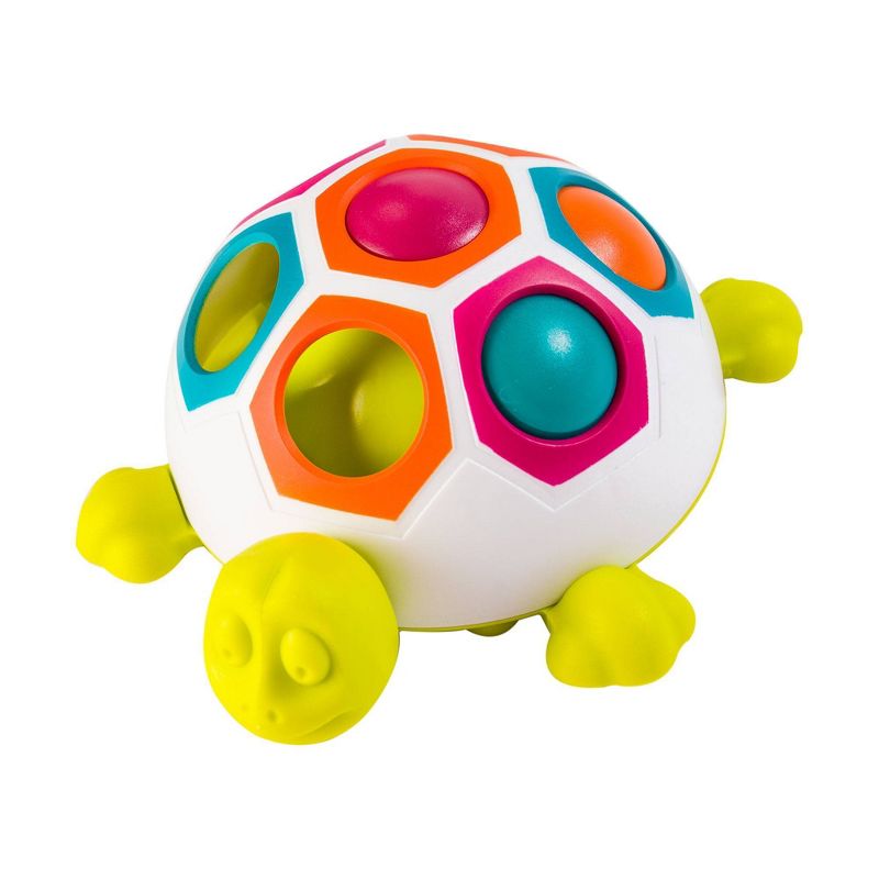 Fat Brain Toys Pop N Slide Shelly Toy - Turtle, 1 of 8