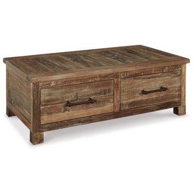 Randale Coffee Table with Storage Drawers - Signature Design by Ashley