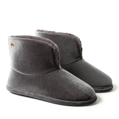 Women's sara 2025 velour bootie slipper