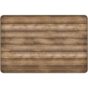 Flagship Carpets Industrial Chic Rustic Wood Area Rug - 1 of 4