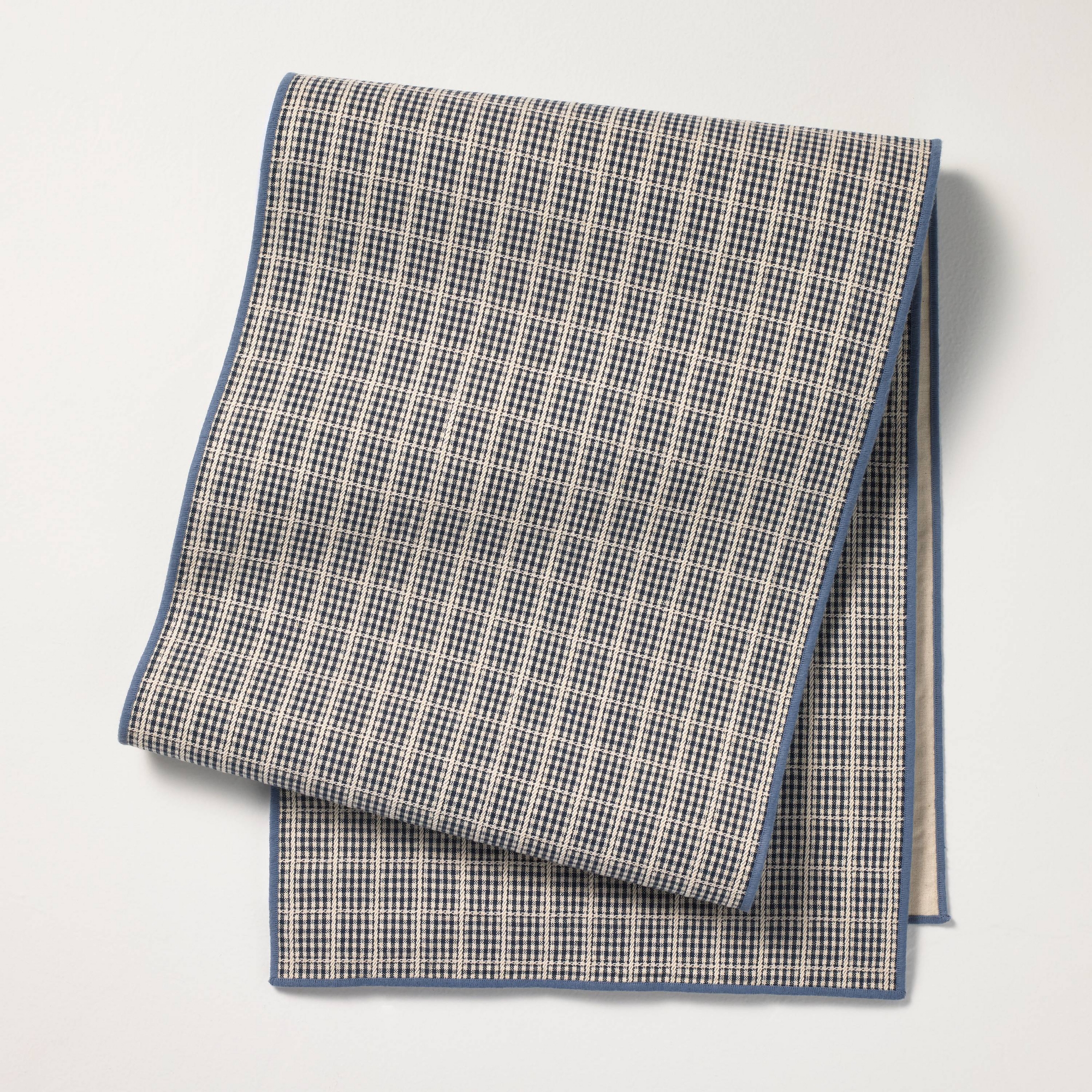 14"x72" Signature Plaid Table Runner - Hearth & Hand™ with Magnolia