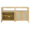 Merax Bohemian Rattan Sideboard Buffet Storage Cabinet with Adjustable Shelves - 4 of 4