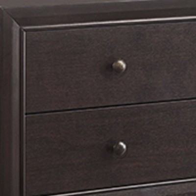 Madison Espresso Elegance 2-Drawer Nightstand