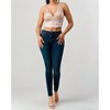 Women's Rose Sweatheart Cropped Sequin Top - PRIVY - 4 of 4