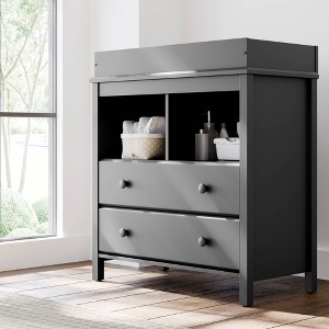 Storkcraft Alpine 2-Drawer Dresser with Changing Table Topper - 1 of 4