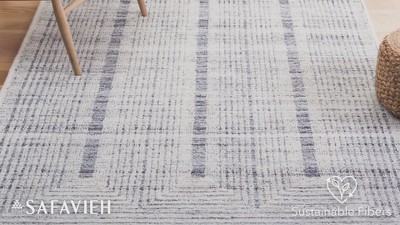 Elegance Metro 5' x 8' Hand-Tufted Wool Area Rug in Light Grey