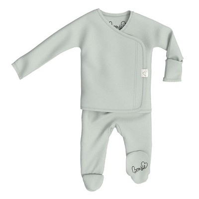 Bonsie Skin to Skin Babywear - Footie - Avocado