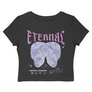 Social Collective Women Eternal Short Sleeve Graphic Cotton Baby Tee - 1 of 4