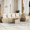 vidaXL Garden Sofa Set Beige - 2 of 4