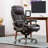 Serta Works Executive Office Chair with Smart Layers Technology Opportunity Gray: Ergonomic Bonded Leather, Adjustable Height, 275 lbs Capacity - 3 of 4