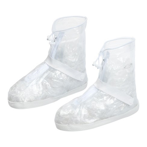 Clear plastic rain 2024 boots over shoes