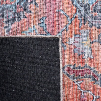 Handmade Red Viscose Chenille 4' x 6' Rectangular Rug