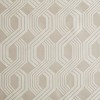 Kate Aurora Contemporary Living 2 Pack Semi Sheer Geometric Grommet Top Curtain Panels - 3 of 3