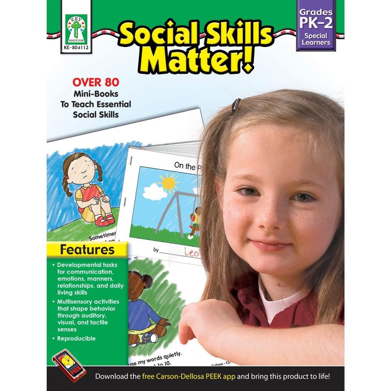 Carson Dellosa Social Skills Matter! Resource Book, Grades PreK to 2, 1 of 2