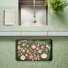 Stupell Industries Holiday Florals & Ornament Shapes Printed Anti-Fatigue Floor Mat, design by Leah Straatsma, 30"x18" - 2 of 4