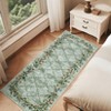 Washable Modern Floral Print Area Rugs for Living Room Bedroom, Indoor Farmhouse Home Decor Carpet for Dining Room Office - 4 of 4