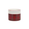 Winter Plaid Ceramic Candle Holder (Set of 2) - 3 of 4