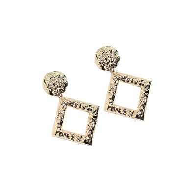 SOHI Women's California Gold Casual Drop Earrings
