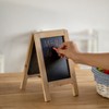 Vintiquewise Wooden A-Frame Chalkboard Sign Double-Sided Menu Board Easel for Restaurant, Cafe, Bar, Bakery, Wedding, Party, Home Display - 3 of 4