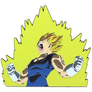 Dragon Ball Z 5.5 Inch Magnetic Pin | Super Saiyan Vegeta - 1 of 2