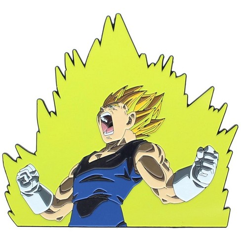 Dragon Ball Z 5.5 Inch Magnetic Pin | Super Saiyan Vegeta - image 1 of 2