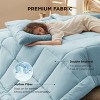 Bedsure Comforter Duvet Insert - Quilted Comforters Queen Size, All Season Duvet, Down Alternative Bedding, with 8 Tabs, Gifts for Women/Men, White,Qu - 3 of 4