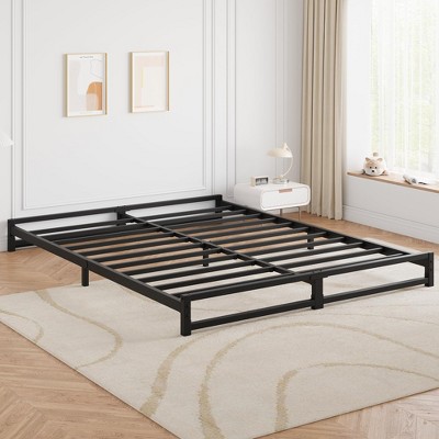 Garvee 6 Inch, Metal Platform Bed Frame with Steel Slat Support, Mattress Foundation, No Box Spring Needed, Easy Assembly