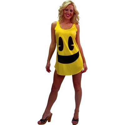 Seasonal Visions Pac-Man Deluxe Costume Tank Costume Dress Adult/Teen Standard