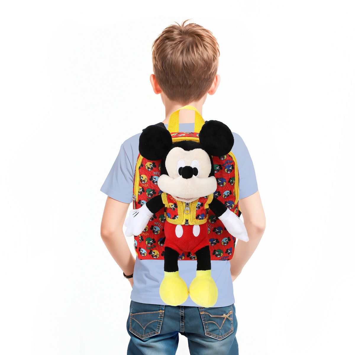 Disney Mickey Mouse Preschool Plush Mickey & 10" Backpack - thumbnail 7