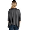 Maternity Elbow Length Sleeve Open Cardigan - 24seven Comfort Apparel™ - 3 of 3