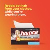 Bounce Pet Hair and Lint Guard Mega Dryer Sheets with 3X Pet Hair Fighters, Fresh Scent, 40 Count - 4 of 4